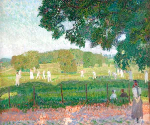 Le match de cricket, 1909
